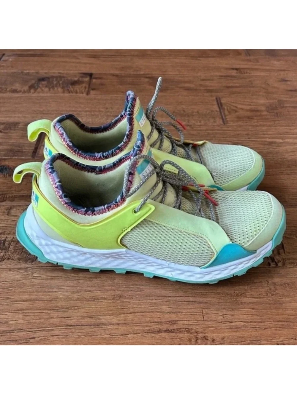 Adidas Stella McCartney Aleki X Cross Training Shoes Sneakers Yellow Green 7